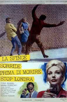 La sfinge sorride prima di morire - stop - Londra (1964)